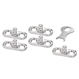 New Marine TENAX Pack of 5 Lower Parts, Perforated Plates and Keys