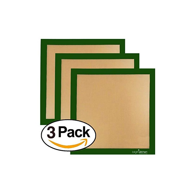 Set of 3-14" x 14" -Silicone Re-Usable Non-Stick Ultra Premium
