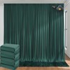 30ft x 10ft Wrinkle Free Hunter Green Backdrop Curtains for