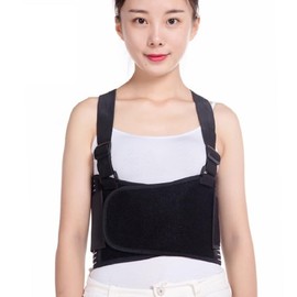 Rib and Chest Support Brace, Broken Rib Brace, Breathable Rib Belt for Sore or Bruised Ribs Support, Sternum Injuries, Dislocated Ribs Protection, Pulled Muscle Pain (XL)