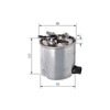 Bosch F 026 402 072 Fuel Filter