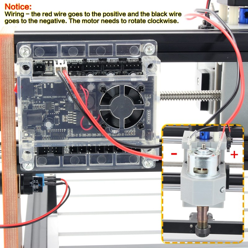 RATTMMOTOR 3-Axis Update GRBL 1.1f CNC Controller with Emergency and
