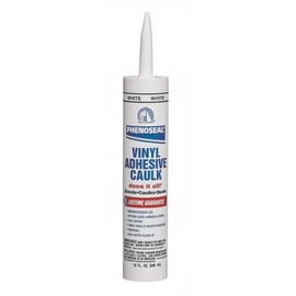 Dap 00005 6 Pack White Phenoseal Does It All Vinyl Adhesive Caulk 10-Ounce