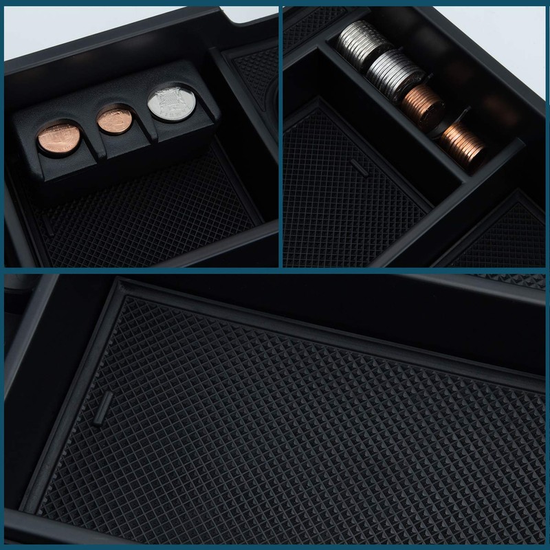 JKCOVER Compatible with Center Console Organizer Tray Toyota Tundra 2014