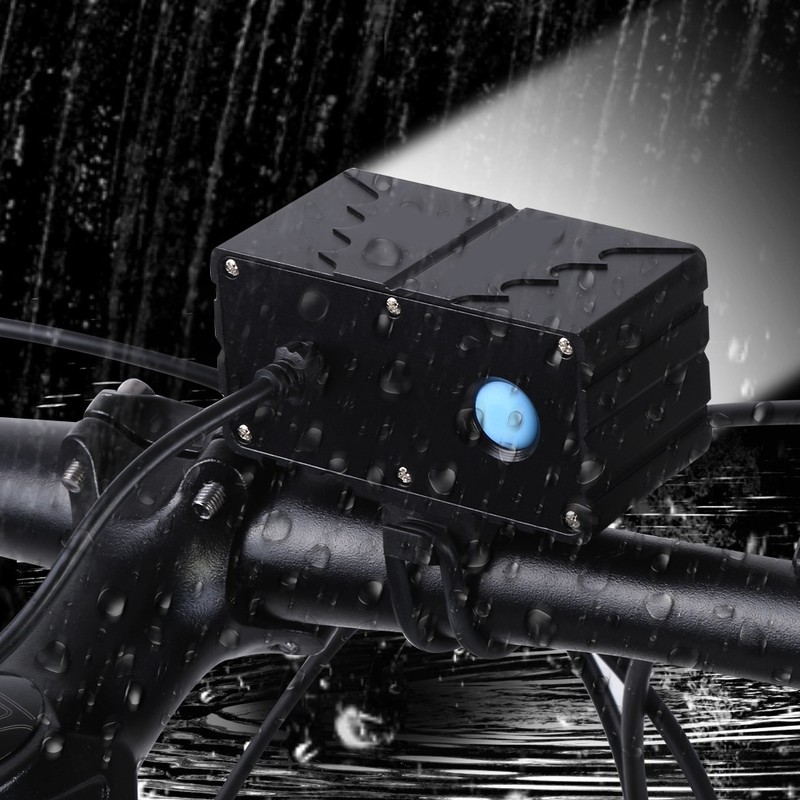 Bike LED Bright Front Lamp Rechargeable Bicycle Head Light with