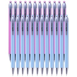 SPOKO ReLeaf Stripes Set of 40 Ballpoint Pens Made from 90% Recycled Materials