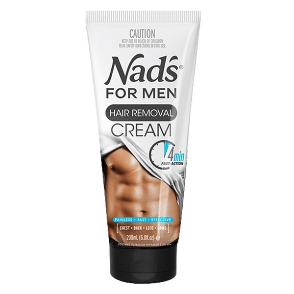 Nads Mens Hair Removal Cream 6.8 Ounce Tube (200ml) by NAD'S