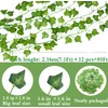 YAHUAA 12 Pack 85 Feet Fake Ivy Leaves Artificial Ivy