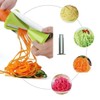 Black Olive Multipurpose Spiral Vegetable Slicer Cutter- Pasta Noodle Spaghetti