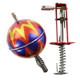 Freak Scene Superfreak Tin Toy – Balou Spinning Top Made of Tin – Tin Spinning Top