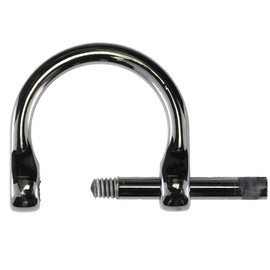 [Leather King] Hand Ring (D), Screw Type (Black Nickel) 0.8 inches (21 mm)