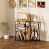 Hosfais Record Player Stand, 3 Tier Guitar Stand for Acoustic,