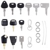 boeyeleny 21-Piece Replacement Ignition Key, Construction Machinery Key Set, Ignition