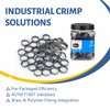 50Pcs GUOFIS 1Inch PEX Copper Ring,Pro Pex Crimp Copper Rings