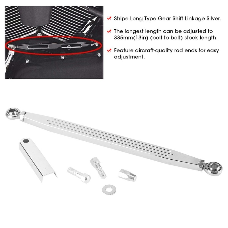 300mm/12in Stripe Long Type Gear Shift Arm Lever Linkage Link