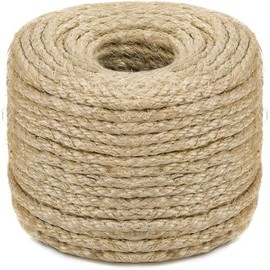 Sisal Rope for Cat Scratching Post Tree Tower Replacement for Repairing Recovering or DIY Scratcher 4mm 200ft