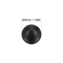 sourcing map PA Nylon Solid Plastic Balls 50mm G3 Precision Bearing Ball