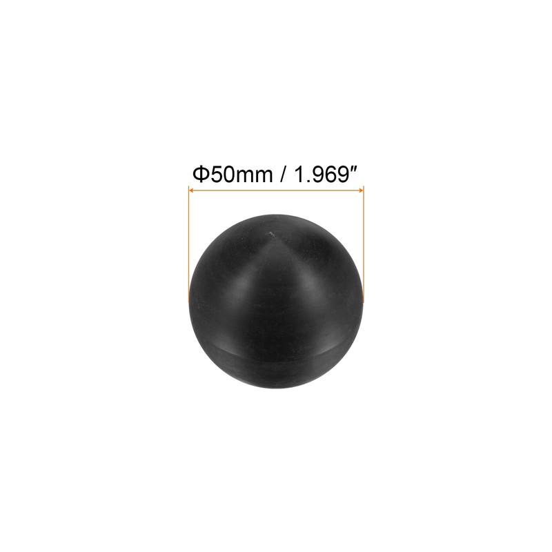 sourcing map PA Nylon Solid Plastic Balls 50mm G3 Precision