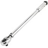 Powerbuilt Micrometer Torque Wrench, 1/2-Inch Drive, Reversible Ratchet Clicks, Lockable,