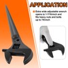 YMT 3227 Adjustable Spud Wrench, 10-Inch Length, Spud Wrench with