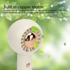 Handheld Mini Fan Quiet USB Charging 3 Speeds Small Portable