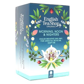 English Tea Shop Morning, Noon & Nighters Tea Bag Sachets, 20-Piece