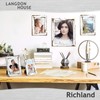 Langdon House 8x10 Picture Frames (Distressed White, 3 Pack) Farmhouse