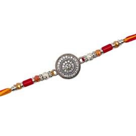 Rakhi for Brother - Designer Fancy Rakhi for Bhaiya Bhabhi - Rakhi Thread for Rakshabandhan