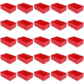 Pack of 25 Red Insert Boxes Height 54 mm L x W = 160 x 106 mm Professional Quality for Industrial and Commercial Use
