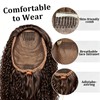 LIULINY 90 cm Wavy Ponytail Extension, Ponytail Extension