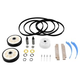 Sogoparts Dryer Drum Roller Kit 12001541 303373K, Drum Tumbler Bearing Kit 306508, Dryer Idler Pulley WP6-3700340, Dryer Drum Belt WP33002535 Compatible with Maytag Crosley Jenn-Air Dryer