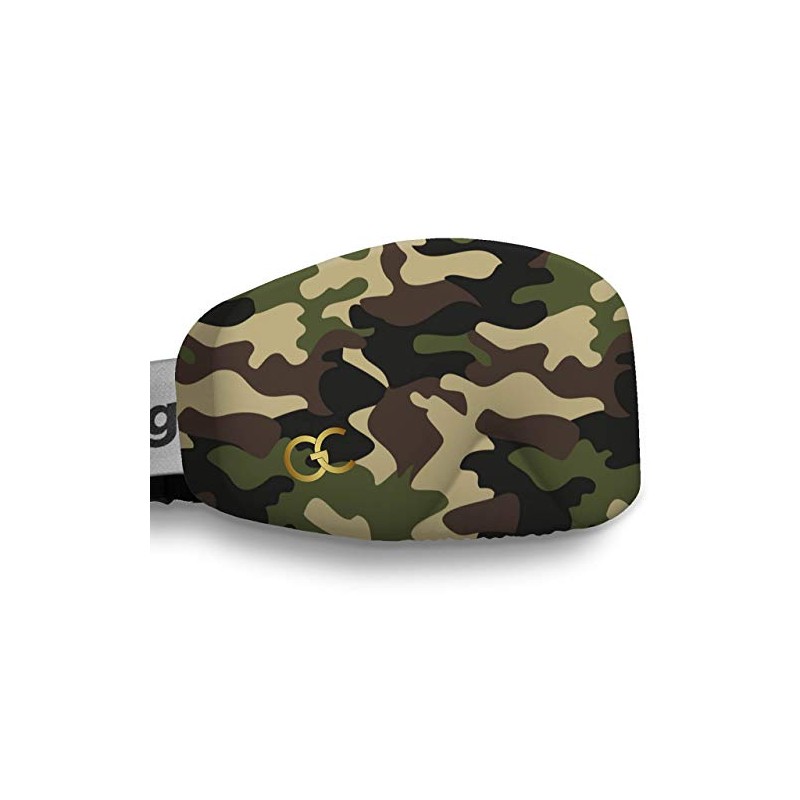 GogglesCover Premium: Protective ski and snowboard goggles cover, green camo