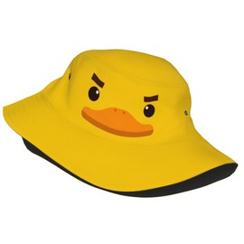 AIMASTZ Cute Yellow Duck Bucket Hat Unisex Outdoor Summer Beach Sun Hat Packable Fisherman Cap