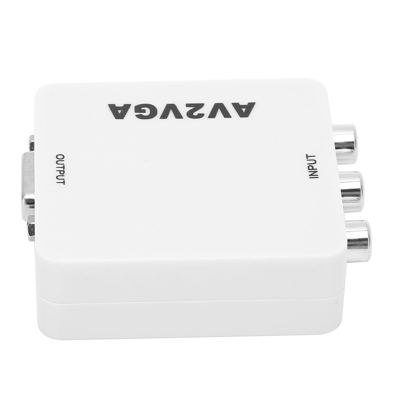 For AV to VGA Conveter Portable 1920x1080 HD AV2VGA Video