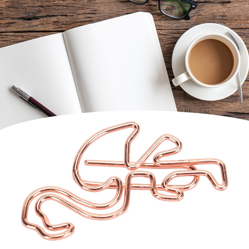 100pcs Flamingo Paper Clip Cute Animal Shape File Note Page