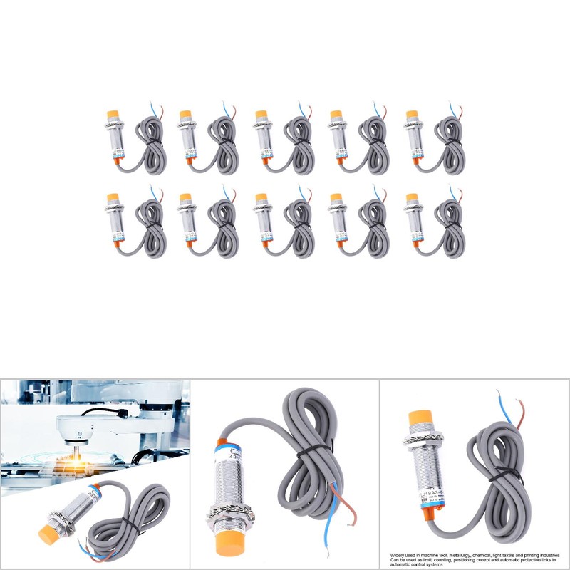 10Pcs JYIO Proximity Sensor Switch AC 2-Wire Normally Open 90-250VAC