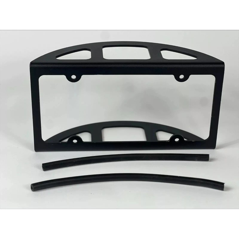 BLVD Heavy Steel License Plate Frame Parking Bumper Protector Holder