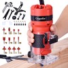 Compact Palm Router Tool, 800W Hand Wood Trimmer Router with