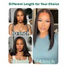KLAIYI Yaki Straight Bob Wigs Human Hair Bye Bye Knots