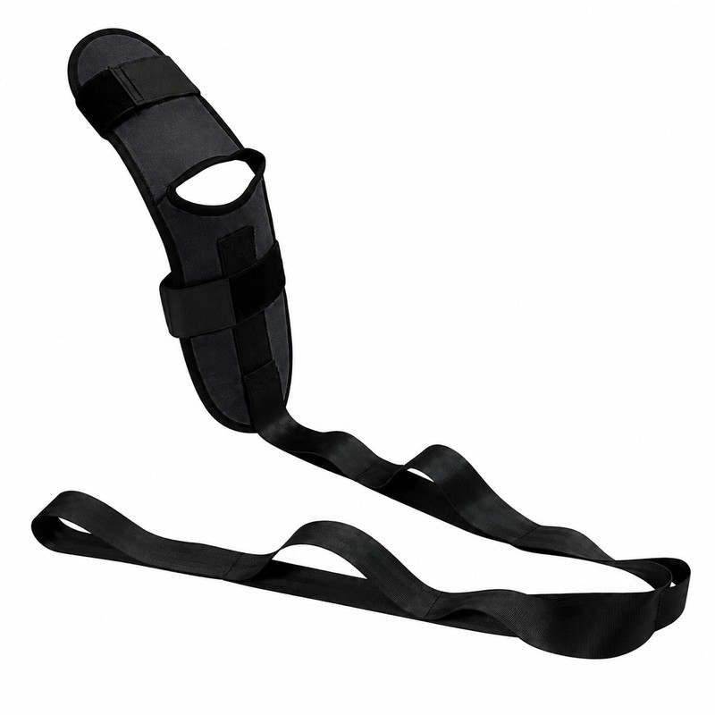 Yoga Stretching Strap for Flexibility Training – Multi-Loop Leg Stretcher