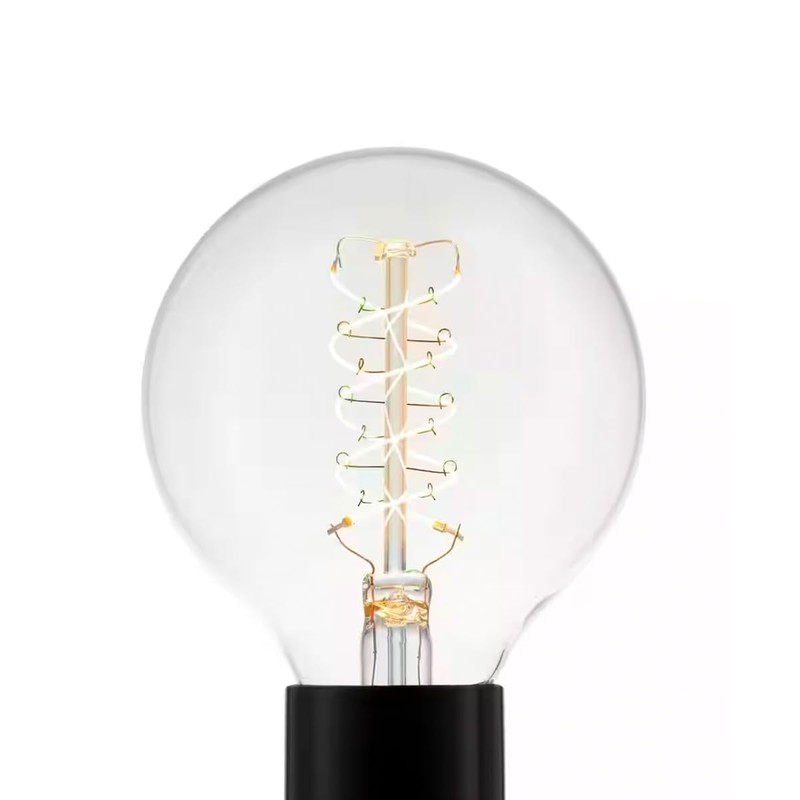 NINJAMO 40-Watt Equivalent G25 Dimmable Fine Bendy Filament LED Vintage