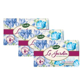 Dalan Le Jardin Soap 3 x 200 g (Freesia & Sweet Pea, 600 g)