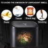 2-Pack Car Trash Can With Lid, Hanging Mini Vehicle Bin,