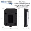 RecPro RV ATC External Waterproof Switch Cover | Snap Closure