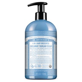 Dr Bronners - 4 in 1 Organic Sugar Soap - Baby Unscented (710ml)
