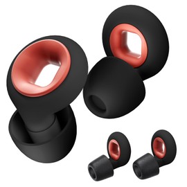 Concert Ear Plugs, 2 Pair BNU High Fidelity Noise Cancelling Earplugs Hearing Protection for Musicians,Festivals,Raves Sleep, 25-33db Noise Reduction 6 Pair Reusable Foam＆Silicon Tips in S/M/L Black | BNU