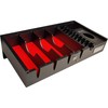 Vincent Countertop Tray Station Organizer 6 (Black)
