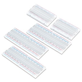 Podazz 5pcs Breadboard Kit Includes 3 Pieces 830 Points 2 Pieces 400 Solderless Breadboards