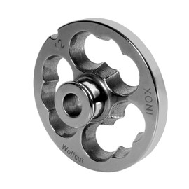Wolfcut INOX Taper Cutter with Hub Size 10 & 12 Compatible with Meat Mincer Reber Type N.12EL9501 N, Alexanderwerk, Bartscher FW80,12SQO