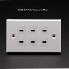 MOTONG 6Ports USB Type C Wall Power Charger Charing Outlet